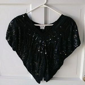 **Price drop** NWT Vintage silk beaded top